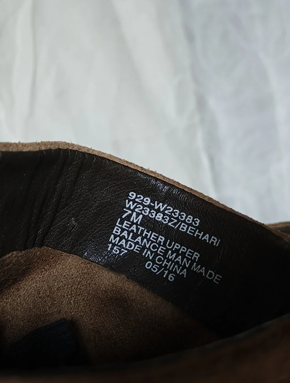 Suede Tan Leather Boots